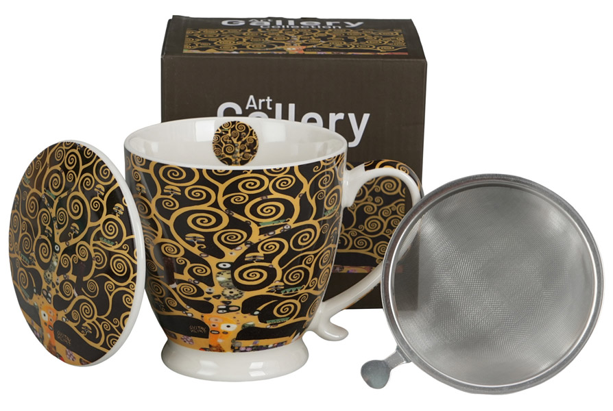 Šolja sa infuzerom TREE OF LIFE BROWN - KLIMT 