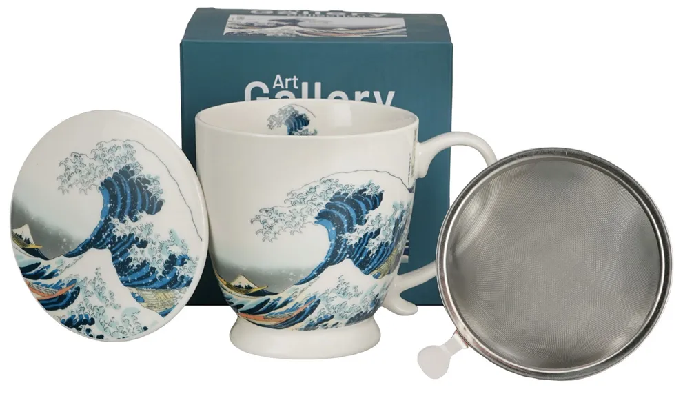 Šolja sa stopicom THE GREAT WAVE - HOKUSAI 