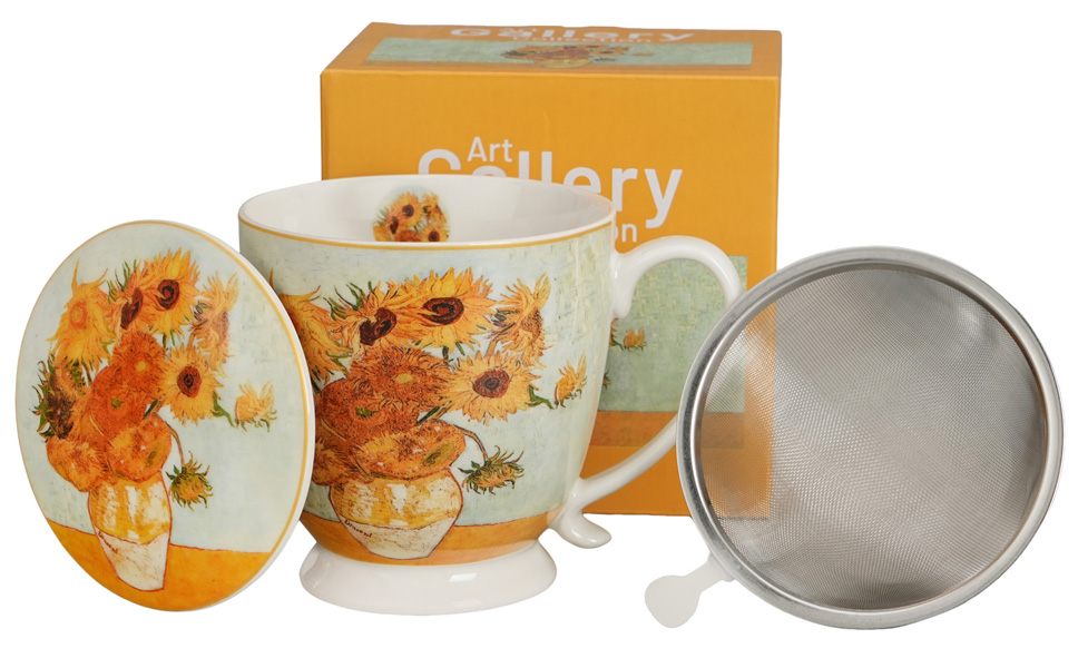 Šolja sa infuzerom SUNFLOWERS - VAN GOGH 