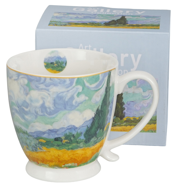 Šolja sa stopicom WHEAT FIELD VAN GOGH 