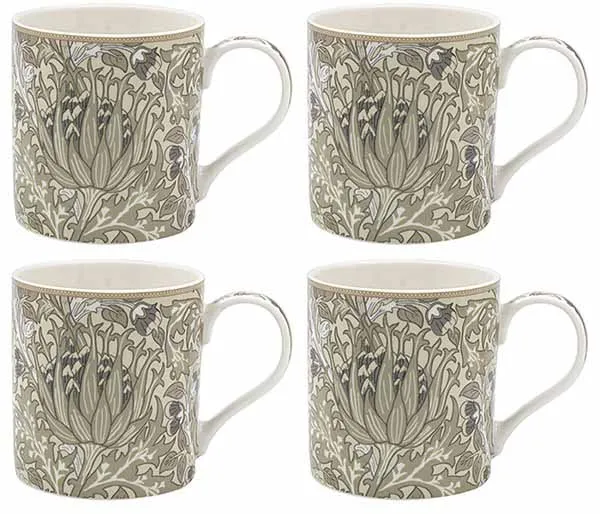 Set četiri šolje ARTICHOKE - WILLIAM MORRIS 