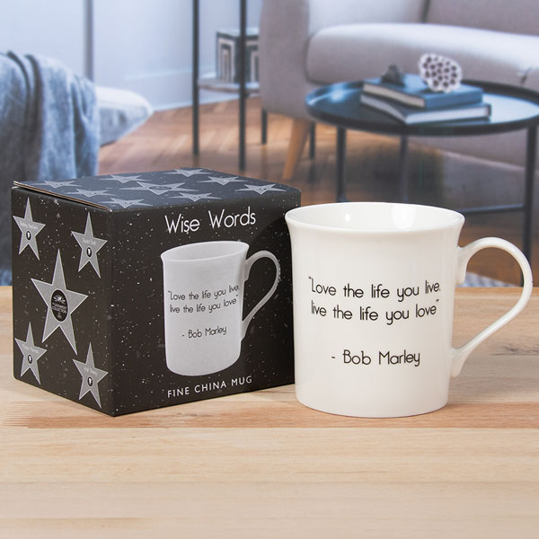 Šolja LOVE THE LIFE YOU LIVE 