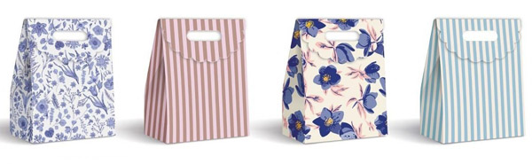 Ukrasna kesa sa čičak trakom L - 24x10,5x32cm 