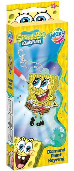 Kreativni set DIAMOND PAINTING PRIVEZAK -SUNĐER BOB 