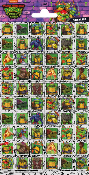 Mini stikeri NINDŽA KORNJAČE 