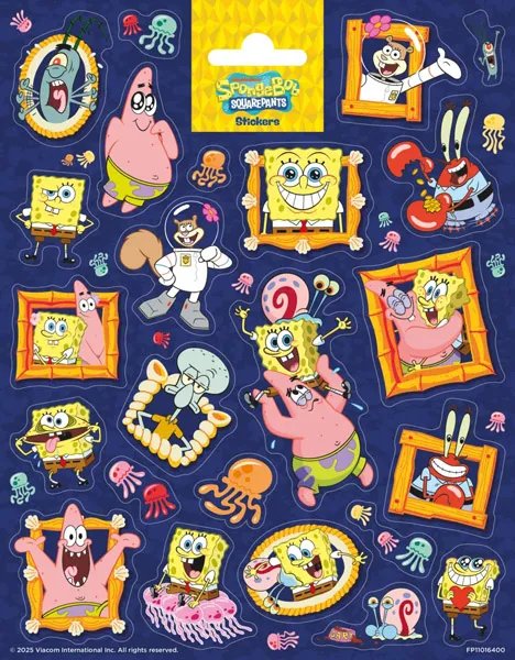Stikeri SUNĐER BOB 