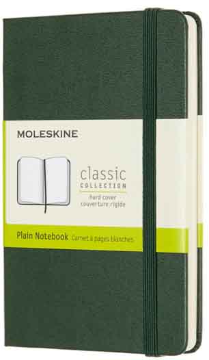 Notes MOLESKINE - tmano zeleni 