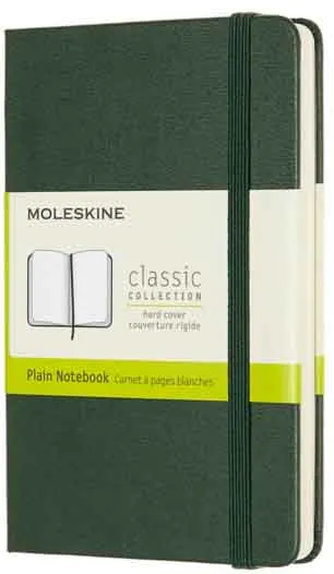Notes MOLESKINE - tmano zeleni 