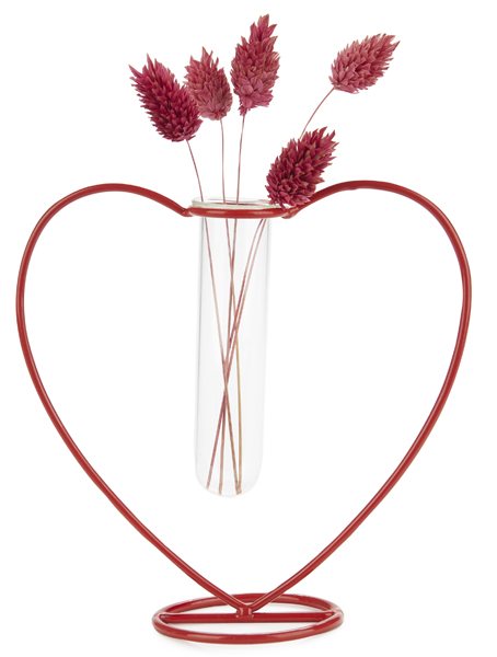 Vaza crvena SRCE 10cm 