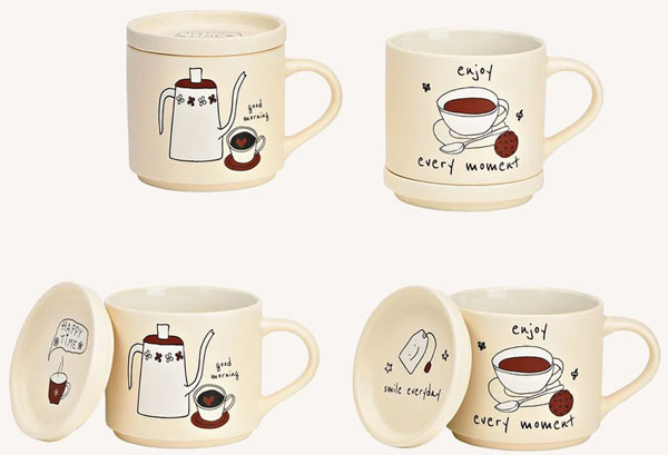 Šolja sa poklopcem ENJOY 400ml 