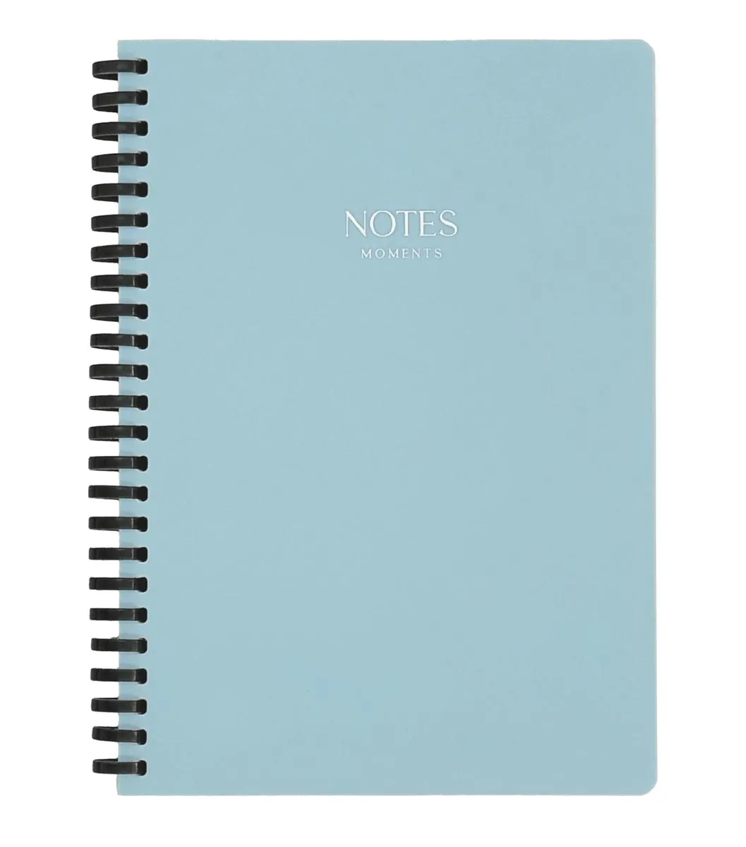 Notes A5 VICTORIA'S JOURNALS Sylicon Blue, na linije 