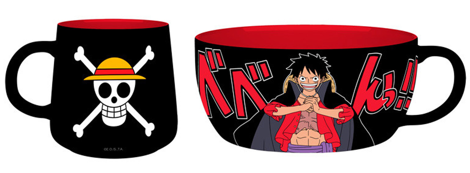 ONE PIECE set- činija i šolja LUFFY 