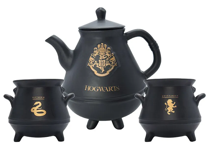 HARRY POTTER  set čajnik i šolje HOGWARTS 