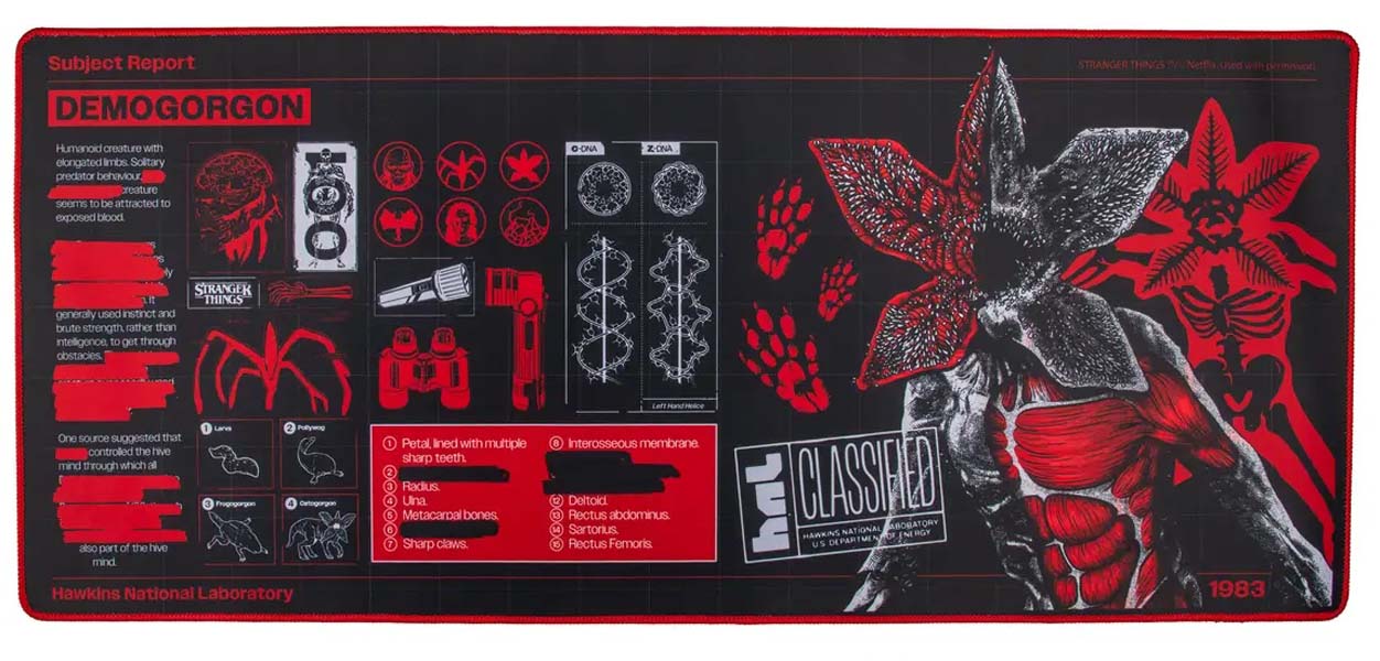 STRANGER THINGS neklizajuća podloga DEMOGORGON 