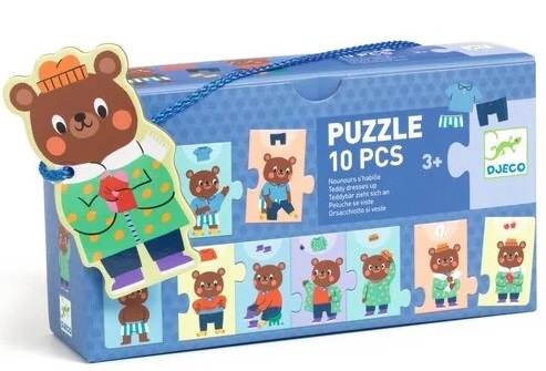 Slagalica od 10 komada MEDA SE OBLAČI 