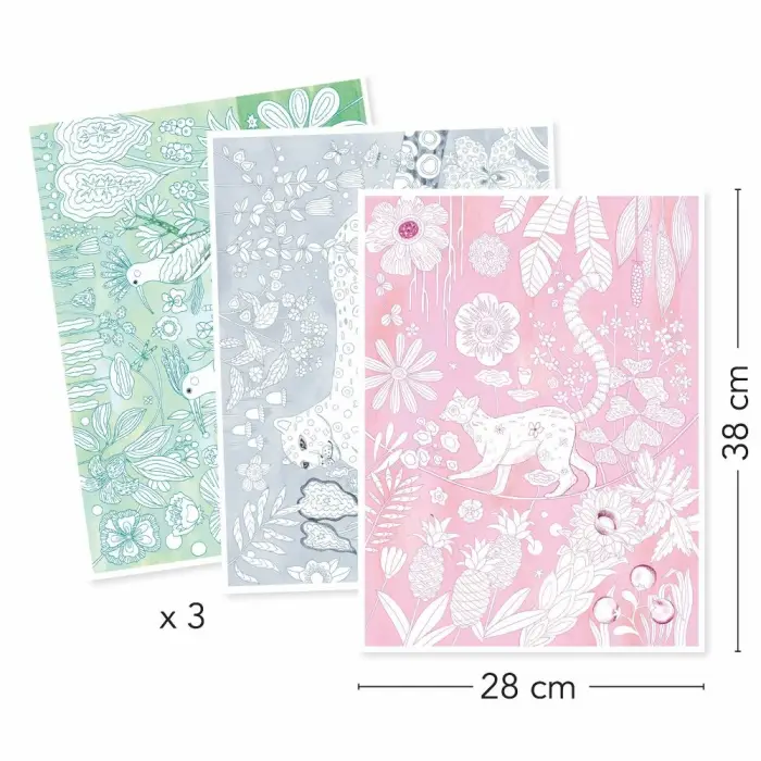 Kreativni set za bojenje WILDERNESS 