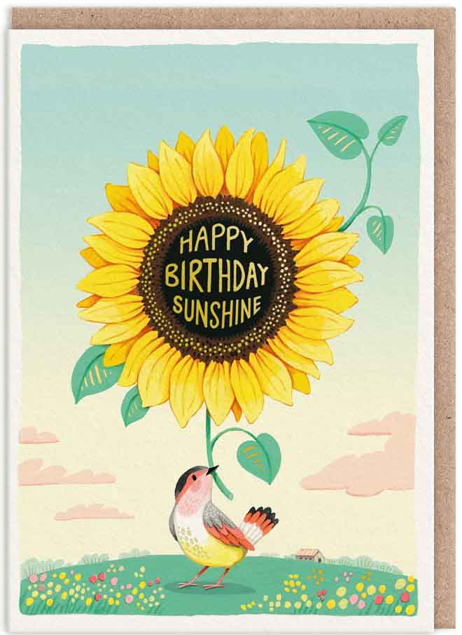 Čestitka Sunflower 