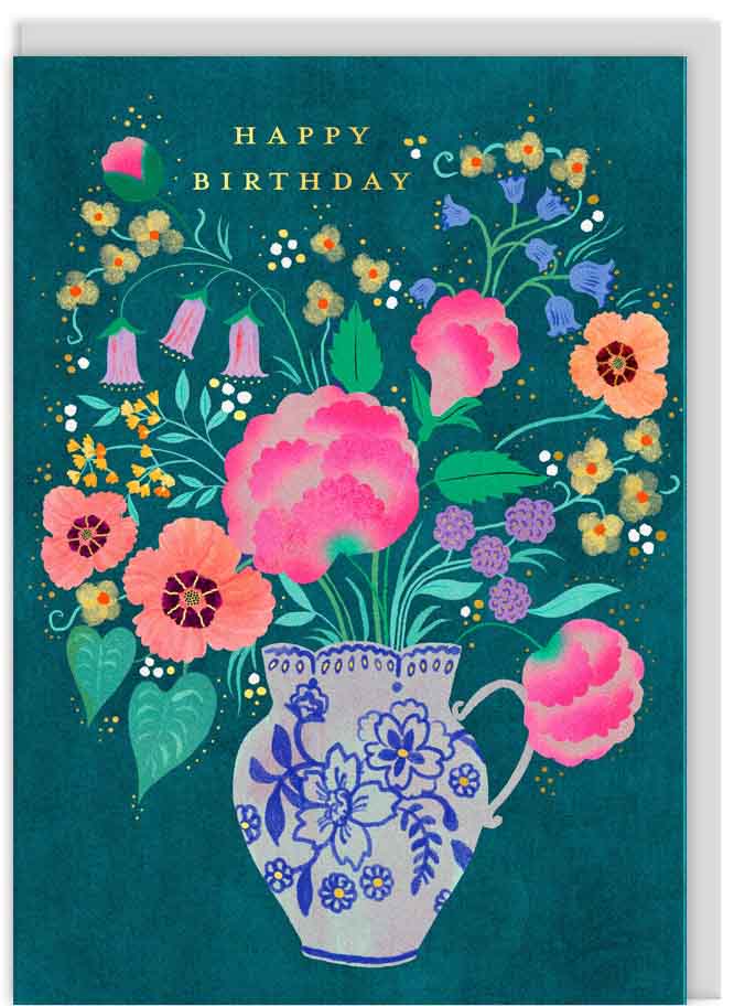 Čestitka Flower Vase 