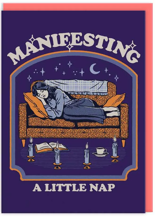Čestitka Manifesting A Little Nap 