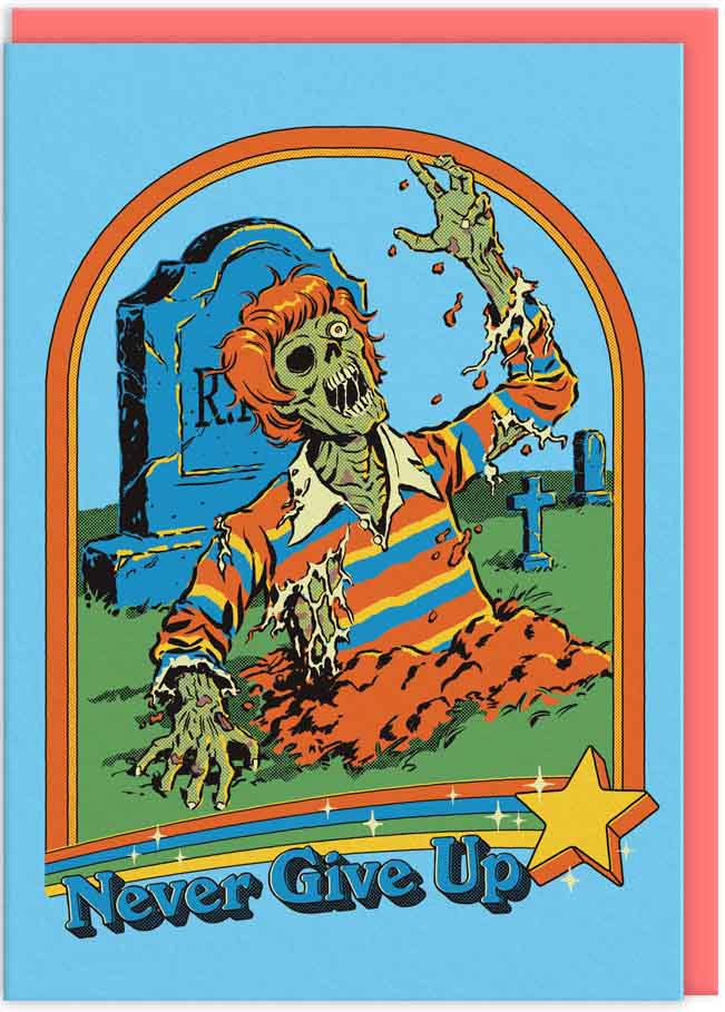 Čestitka Never Give Up 