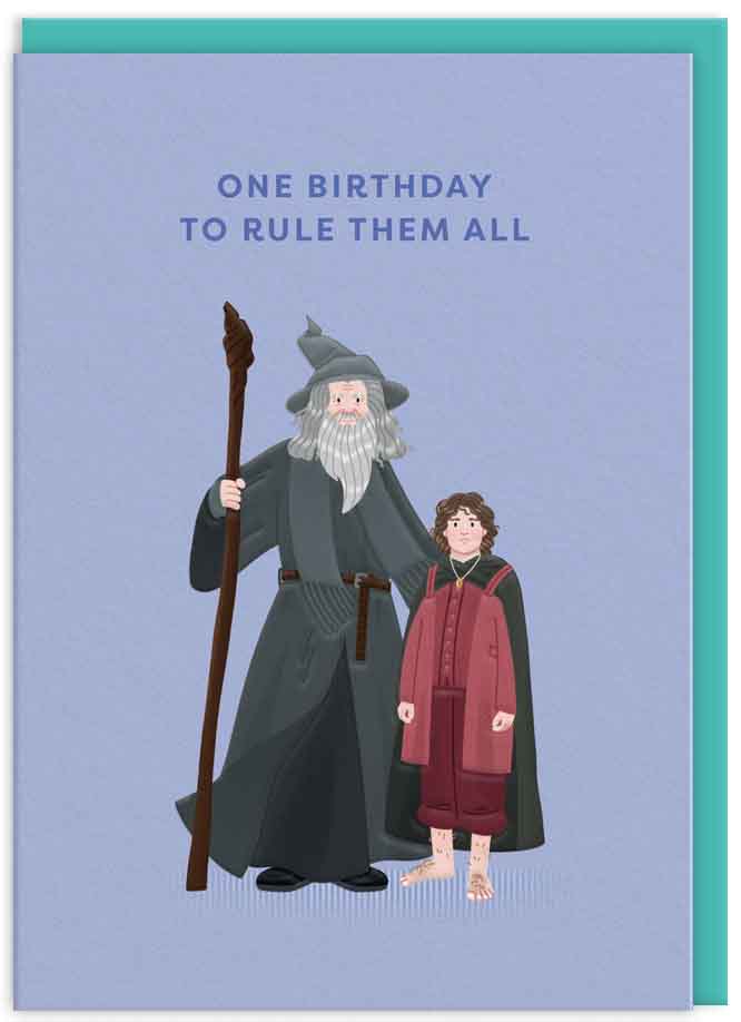 Čestitka Gandalf and Frodo 