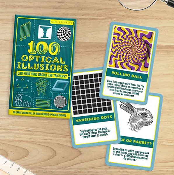 Društvena igra 100 OPTIČKIH ILUZIJA 
