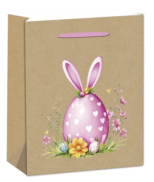 Uskršnja kesa PINK EGG M 