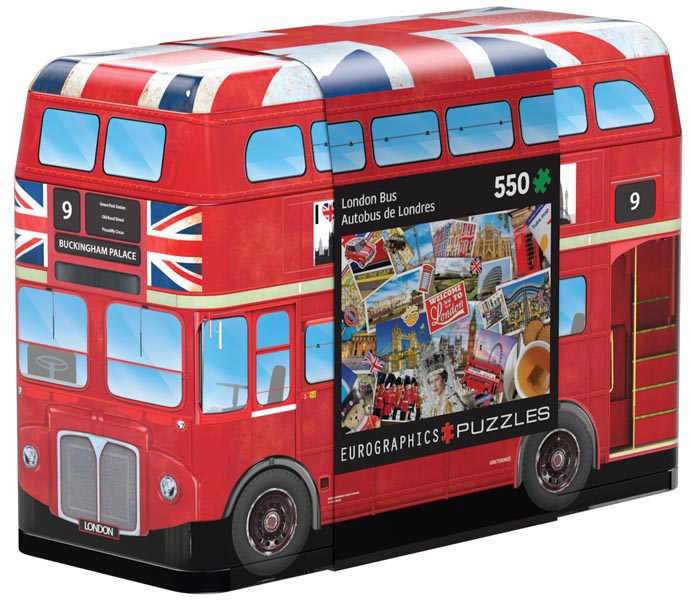 Puzzle u limenci LONDON BUS 550kom 