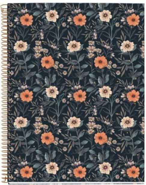 Notes BLOOM BRITISH BLOOM A4 kvadratići 