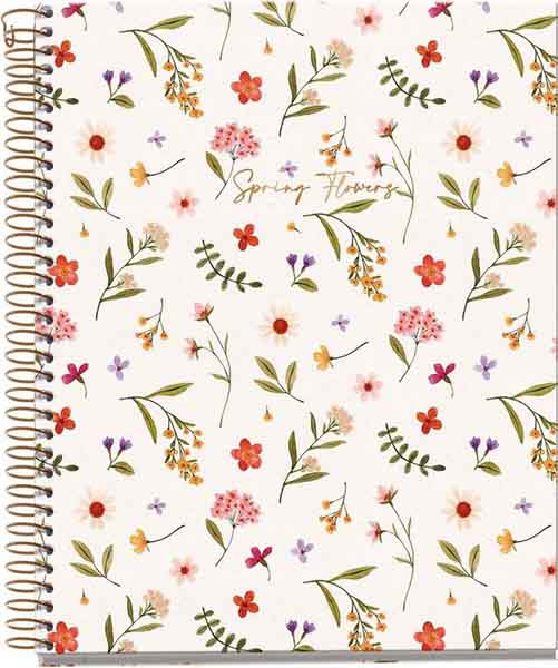 Notes CREMA SPRING FLOWERS A5 