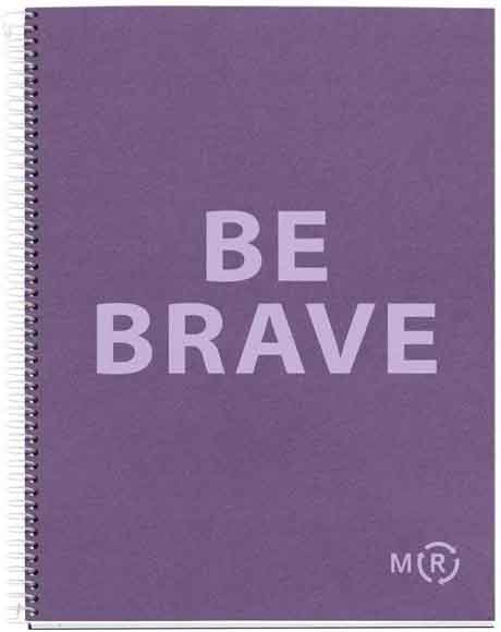 Notes BE BRAVE ECO AMETHYST A4 tačkice 