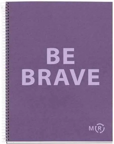 Notes BE BRAVE ECO AMETHYST A4 tačkice 