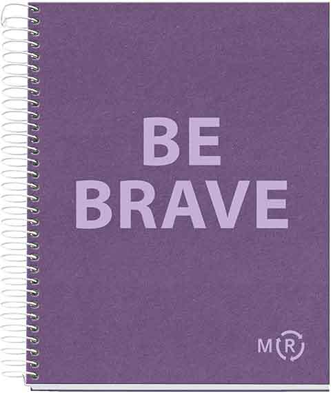Notes BE BRAVE ECO AMETHYST A5 linije 