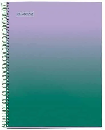 MIQUELRIUS notes A4 GRADIENT LAVANDA&VERD kvadratići 