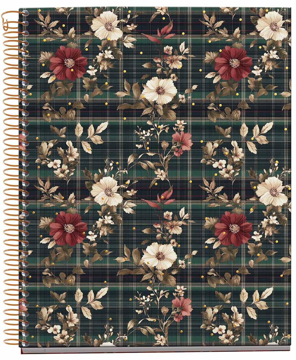 MIQUELRIUS notes A5 POPPIES HIGHLAND DAYS kvadratići 