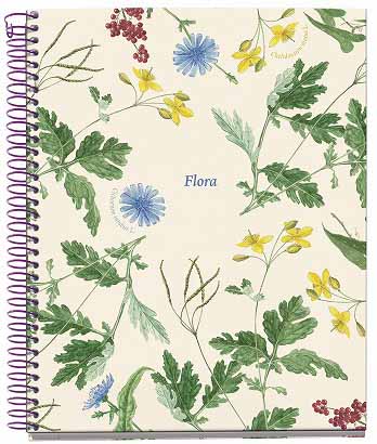 MIQUELRIUS notes A5 MEDITERRANEO B.FLORA kvadratići 