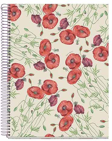 MIQUELRIUS notes A4 ENTREDOS PAPAVER RHOEDA kvadratići 