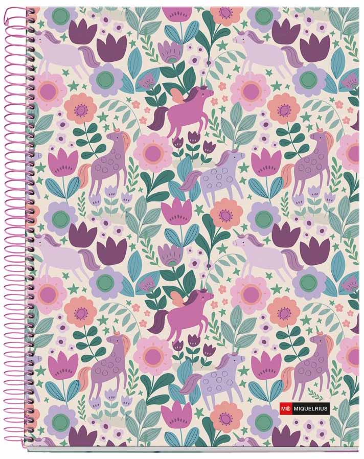 MIQUELRIUS notes A4 MAGIC UNICORN linije 