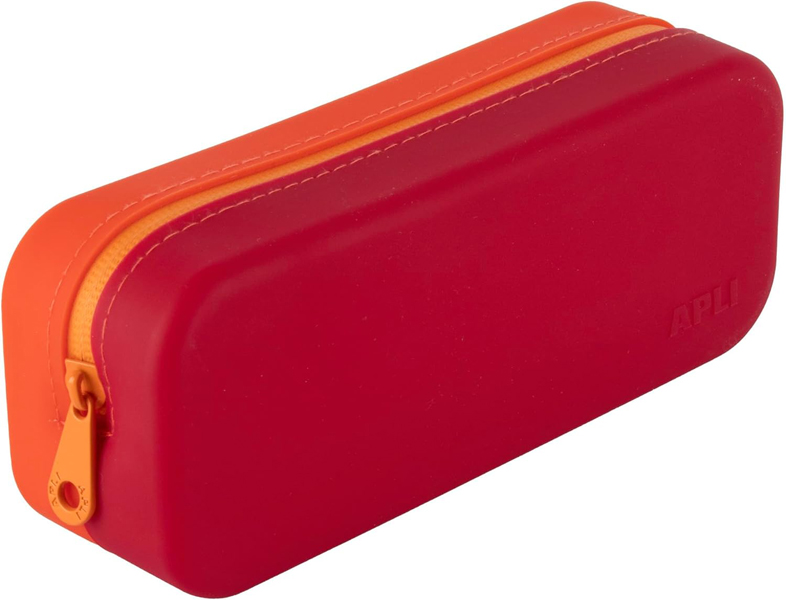 Silikonska pernica BRIGHT ORANGE/RED 