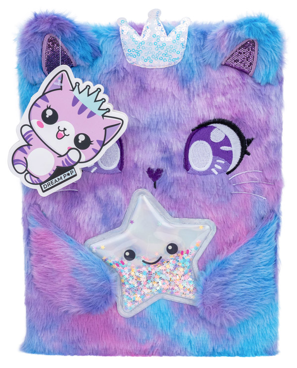 Čupavi notes KRALJICA MACA - LILA 