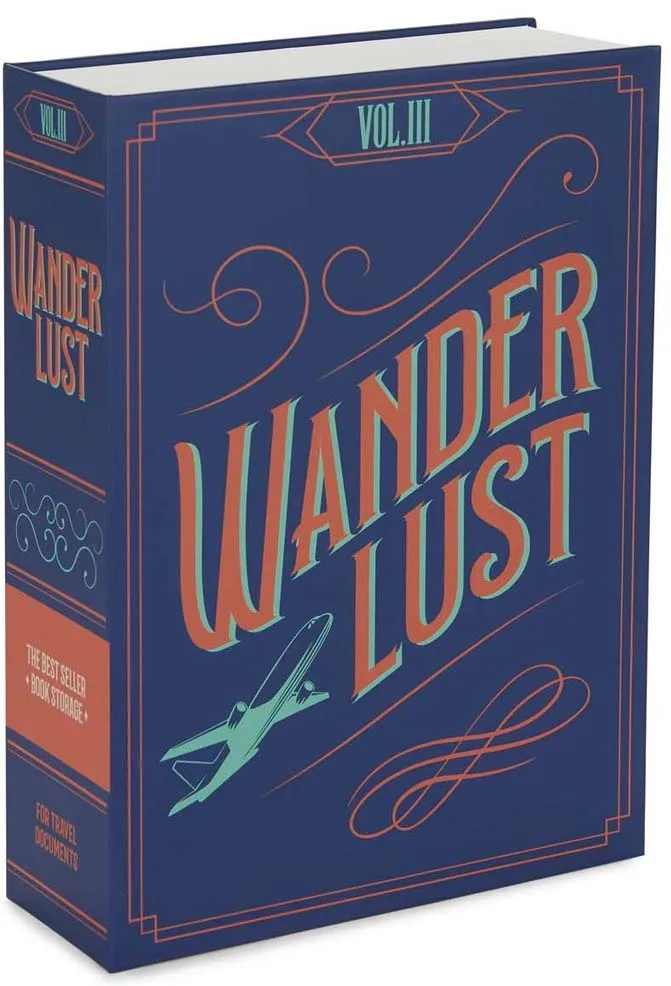 Kutija u obliku knjige WANDERLUST 