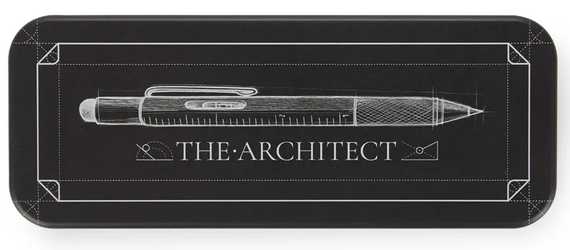 Multifunkcionalna olovka THE ARCHITECT - CRNA 