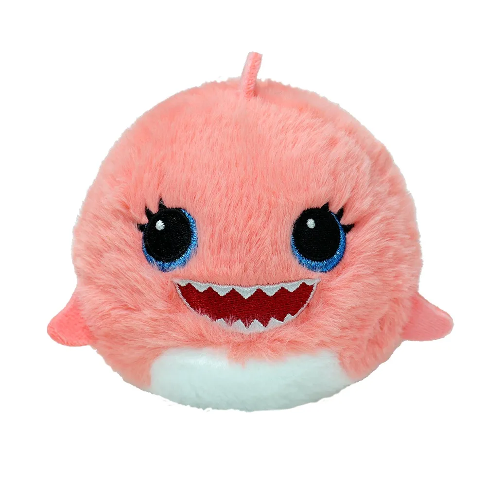 TY BEANIE BOUNCER plišana loptica PINK AJKULA 