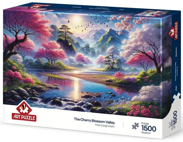 Puzzle THE CHERRY BLOSSOM VALLEY - 1500kom 