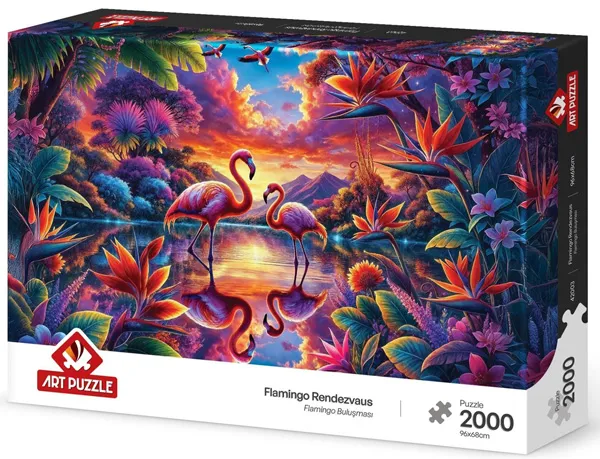 Puzzle FLAMINGO RENDEZVOUS - 2000kom 