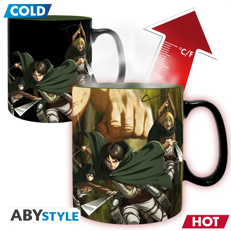 Termoaktivna šolja ATTACK ON TITAN 460ml 