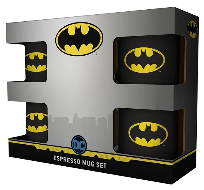 Set četiri  espreso šoljice BATMAN ICONIC 
