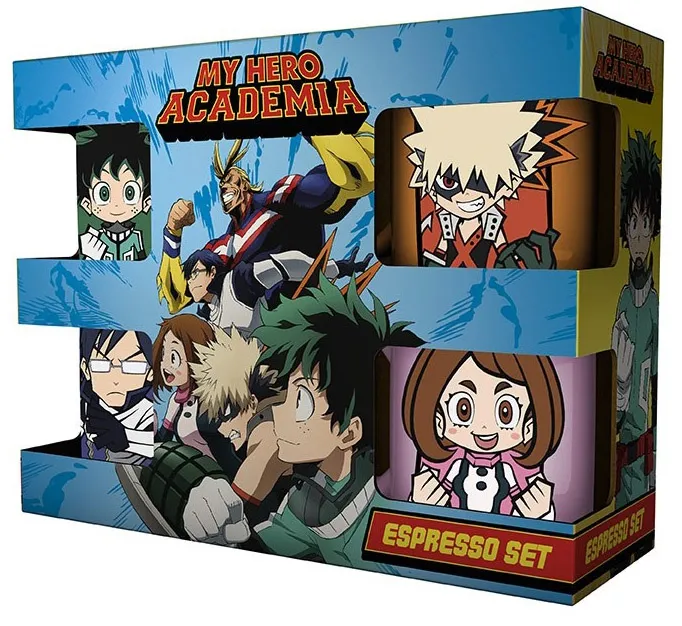 Set četiri  espreso šoljice MY HERO ACADEMIA 
