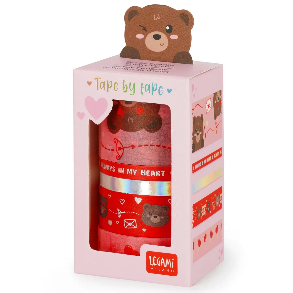Set pet washi trakica  TEDDY BEAR 