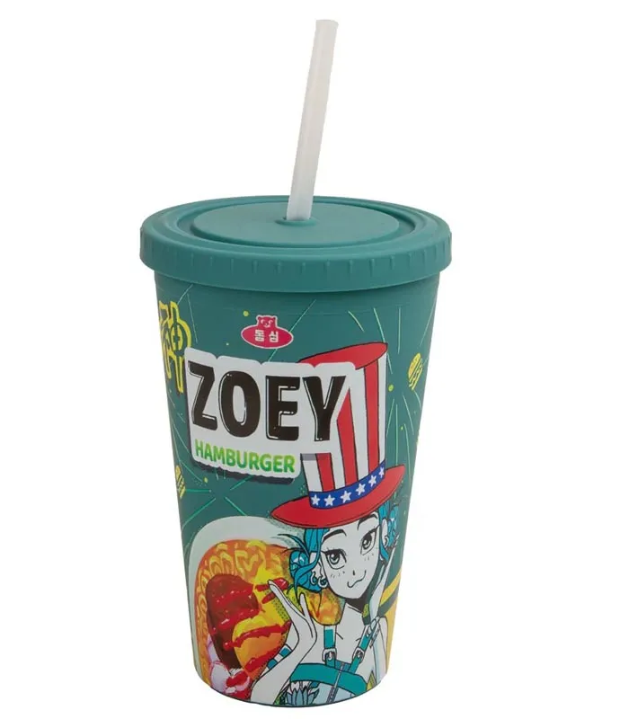 K-POP putna šolja ZOEY HAMBURGER 475ml 
